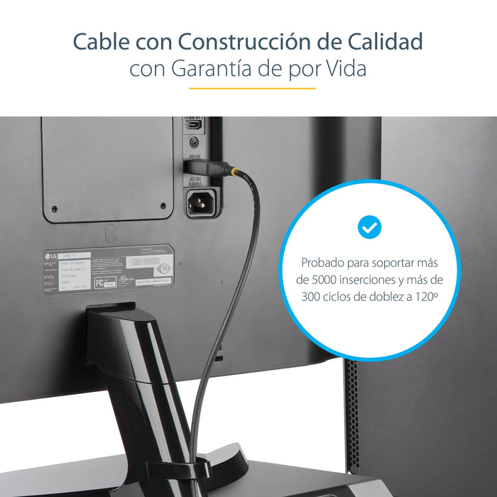 EAN 65030889285 - StarTech.com DP14VMM5M cable DisplayPort Gris, Negro imagen 9