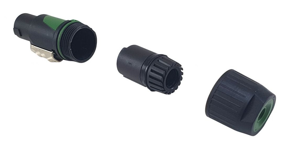 EAN 4015867243084 - Equip 147932 conector 4-Pole speakON Negro, Verde imagen 4