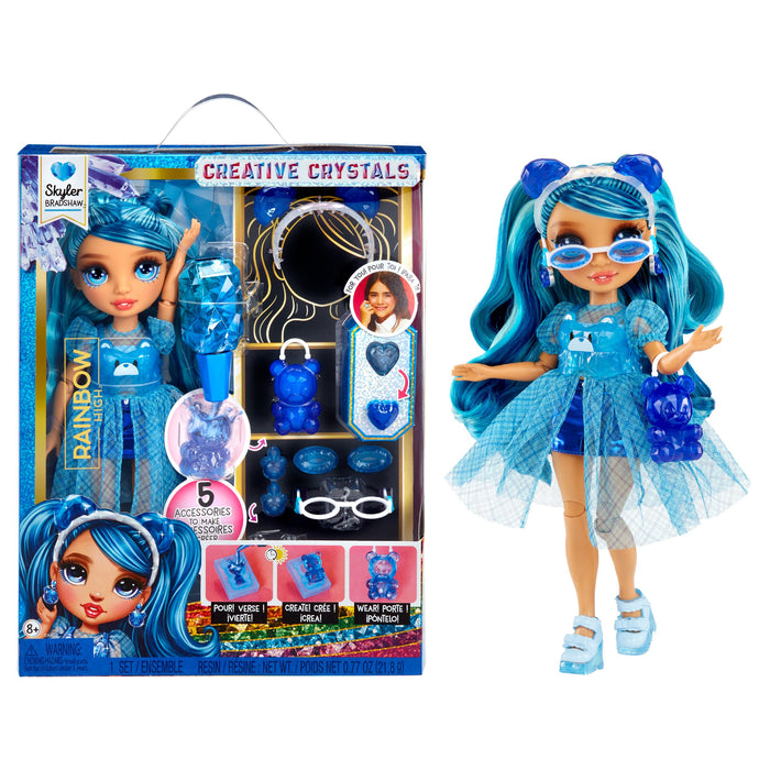 EAN 0035051121374 - Rainbow High Creative Crystals Fashion Doll- Skyler imagen 2
