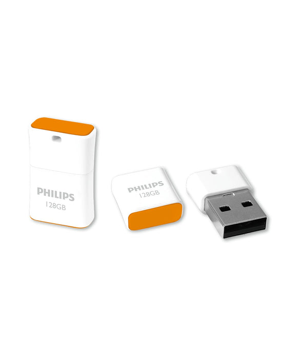 EAN 4895229132627 - Philips Pico unidad flash USB 128 GB USB tipo A 2.0 Naranja, Blanco imagen 3