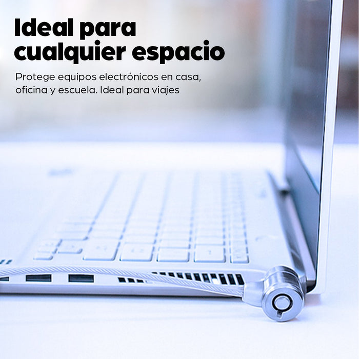 EAN 0766623440271 - Manhattan 440271 cable antirrobo Plata 1,4 m imagen 7