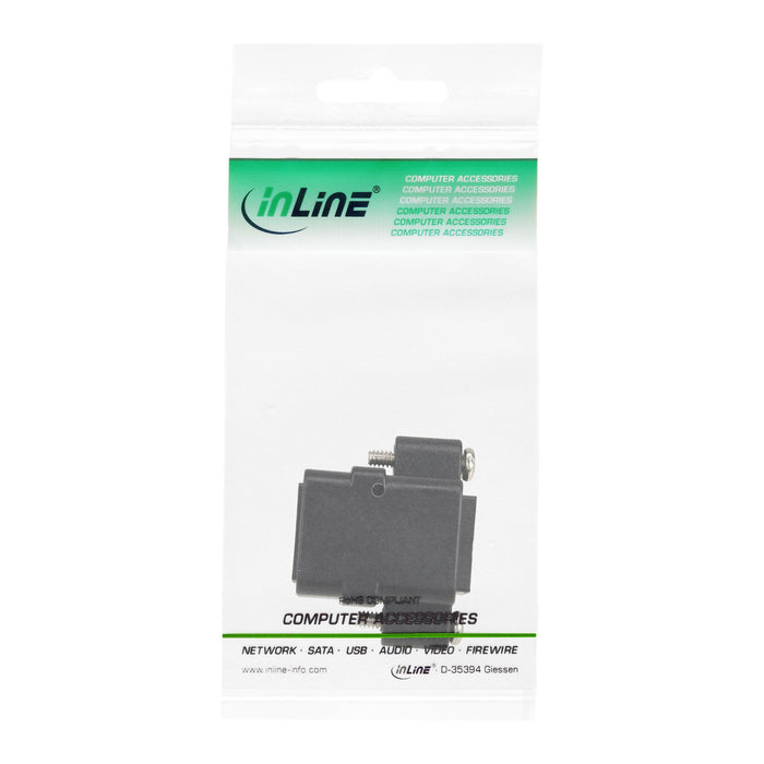 EAN 4043718198092 - InLine 69990X cambiador de género para cable RJ45 Negro imagen 3