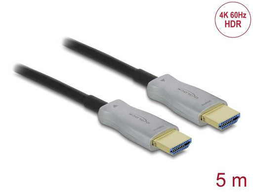EAN 4043619849598 - DeLOCK 84959 cable HDMI 5 m HDMI tipo A (Estándar) Negro, Gris imagen 2