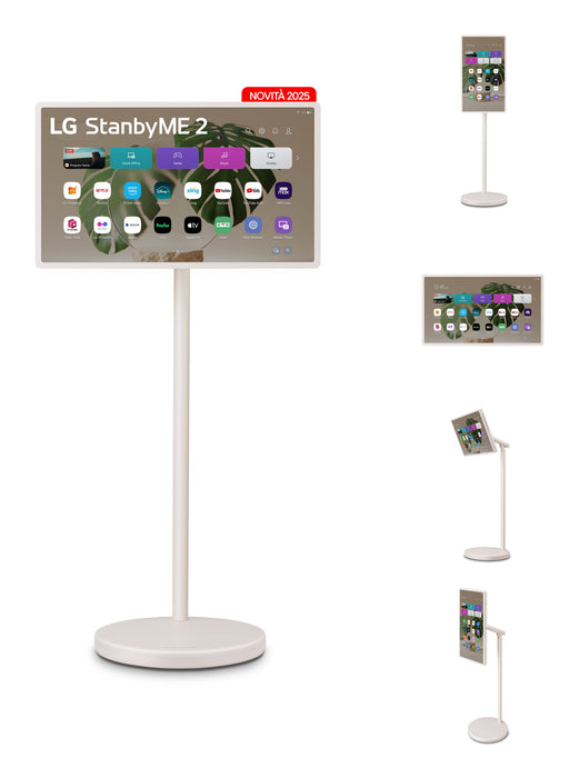 EAN 8806096527979 - LG StanbyME 2 27LX6TDGA Monitor portátil Beige 68,6 cm (27") LED 2560 x 1440 Pixeles imagen 2