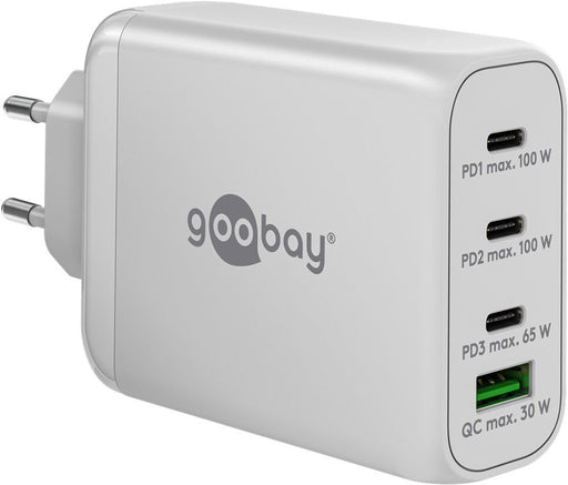 EAN 4040849655562 - Goobay 65556 cargador de dispositivo móvil Portátil, Smartphone Blanco Corriente alterna Carga rápida Int imagen 1