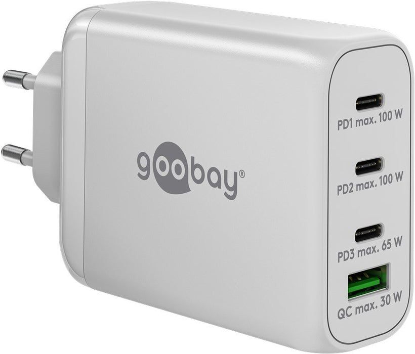 EAN 4040849655562 - Goobay 65556 cargador de dispositivo móvil Portátil, Smartphone Blanco Corriente alterna Carga rápida Int imagen 1