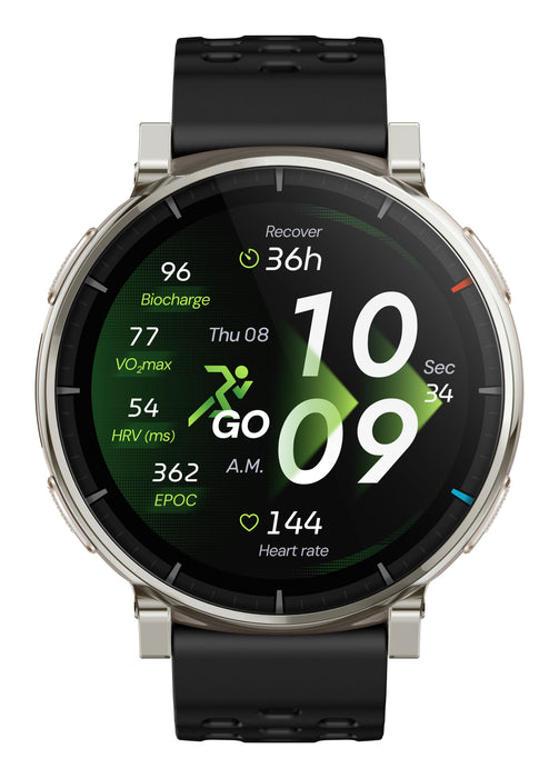 EAN 6972596109792 - Amazfit Active 3 3,35 cm (1.32") AMOLED Digital 466 x 466 Pixeles Pantalla táctil Oro GPS (satélite) imagen 2