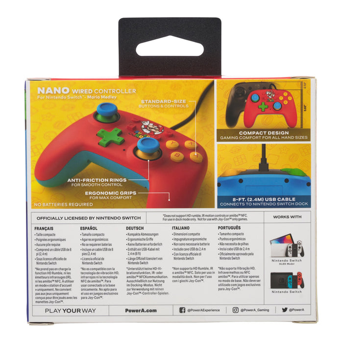 EAN 0617885045110 - PowerA NSGP0123-01 mando y volante Multicolor USB Gamepad Analógico Nintendo Switch imagen 4