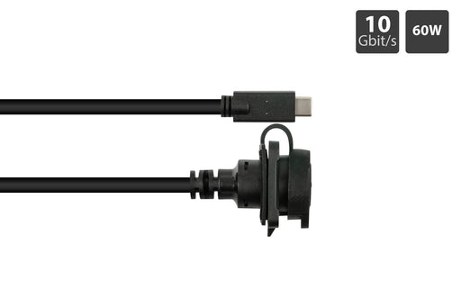 EAN 4014619881239 - Alcasa IC01-16U3102-005 cable USB USB 3.2 Gen 2 (3.1 Gen 2) 0,5 m USB C Negro imagen 2