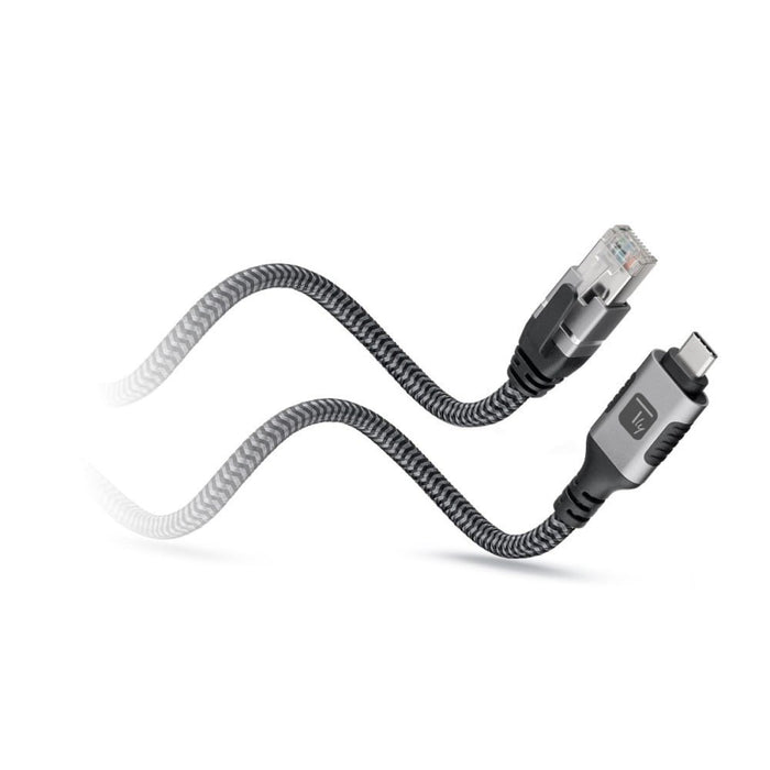 EAN 8059018369724 - Techly ICOC U3C-RJ45-030 cable de red Plata, Negro 3 m Cat6 F/UTP (FTP) imagen 3