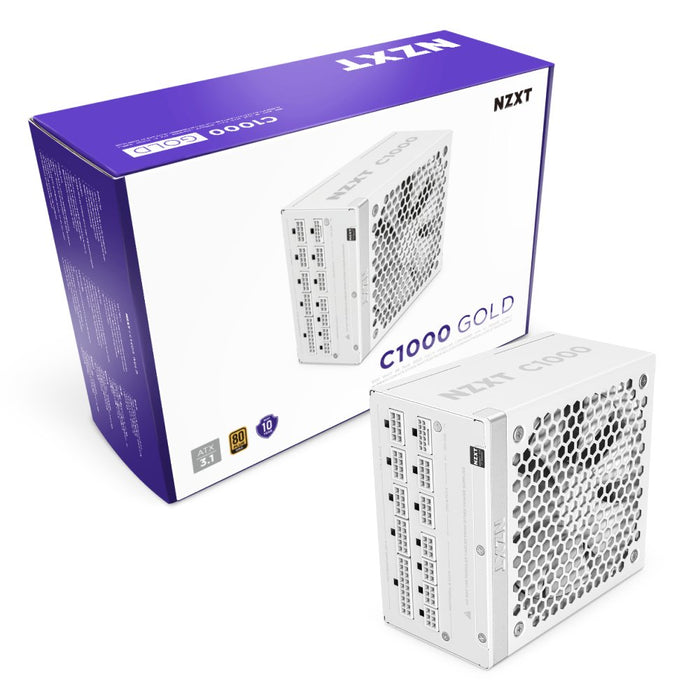 EAN 5056547206349 - NZXT C1000 Gold ATX 3.1 unidad de fuente de alimentación 1000 W 24-pin ATX Blanco imagen 13