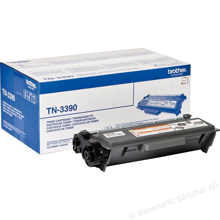 EAN 4977766748308 - Brother TN-3390P cartucho de tóner 1 pieza(s) Original Negro imagen 1