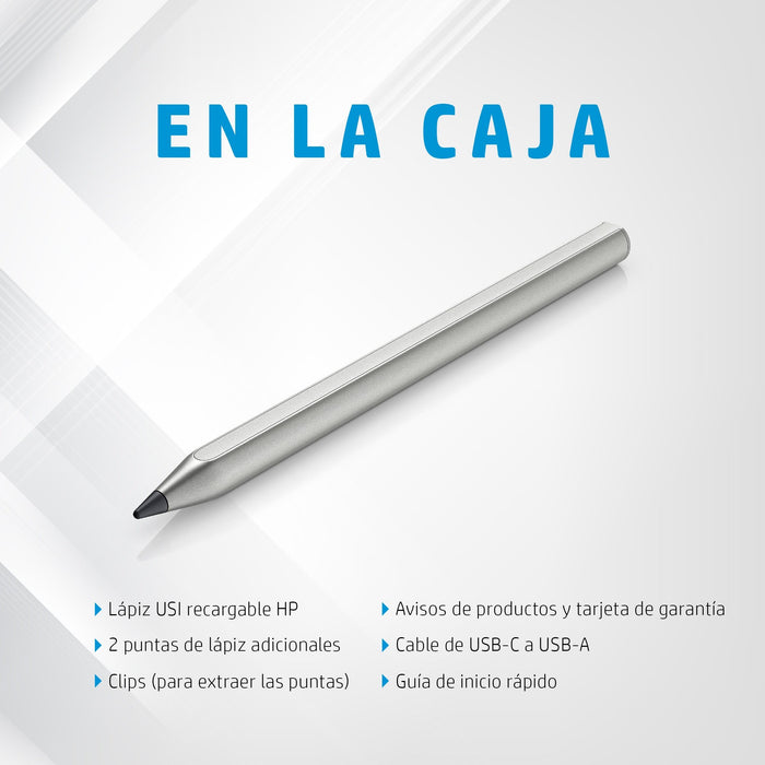 EAN 0195908495260 - HP Wireless Rechargeable USI Pen lápiz digital 20 g Plata imagen 4