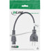 EAN 4043718192908 - InLine 16656O cable de transmisión Negro 0,5 m CEE7/7 C5 acoplador imagen 3