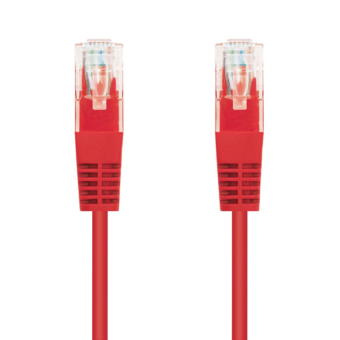 EAN 8433281003538 - Nanocable 10.20.0400-R cable de red Rojo 0,5 m Cat6e U/UTP (UTP) imagen 2