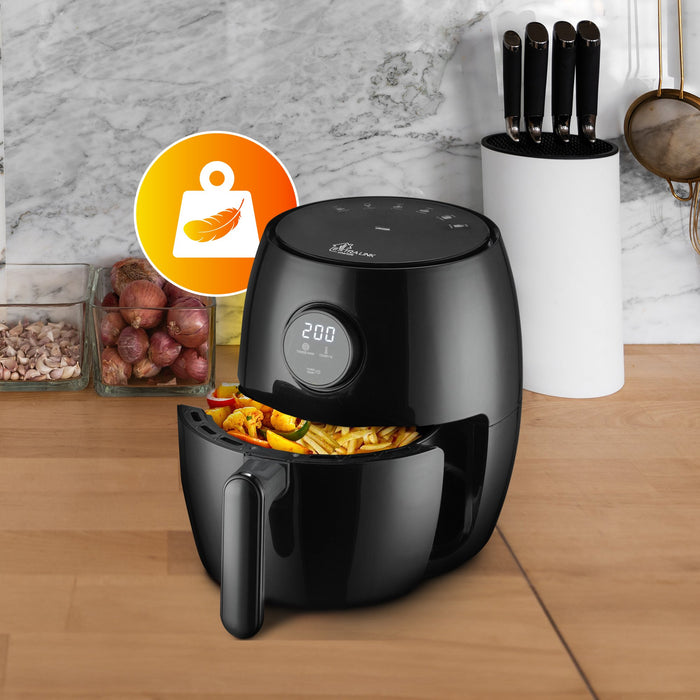 EAN 5906168633218 - Extralink HOME AIR FRYER 2L EU SJ-200 freidora Sencillo Independiente 1000 W Freidora de aire caliente Ne imagen 18