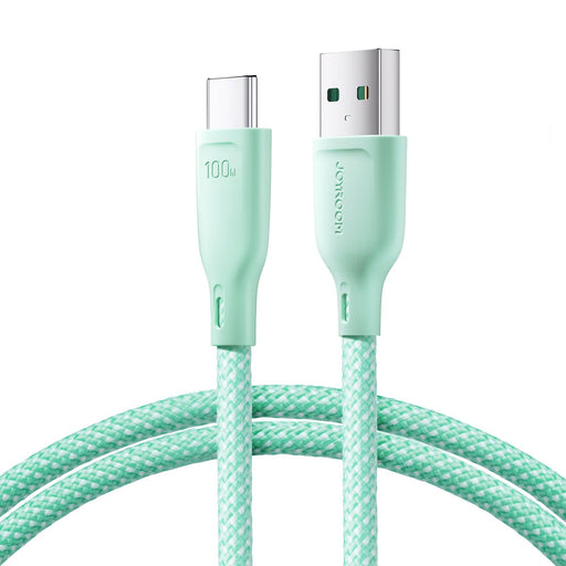 EAN 6941237110442 - JOYROOM 6941237110442 cable USB 1 m USB A USB C 0,48 Gbit/s 100 W Verde imagen 1