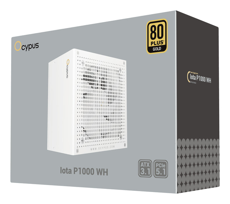 EAN 6977414882529 - Ocypus Iota P1000 WH unidad de fuente de alimentación 1000 W 24-pin ATX ATX Blanco imagen 9