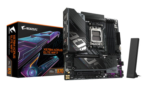 EAN 4719331874346 - GIGABYTE X870M AORUS ELITE WIFI7 AMD X870 Zócalo AM5 micro ATX imagen 1