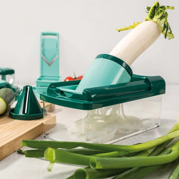 EAN 4023012338110 - Genius A33811 picadora manual de alimentos Verde, Transparente imagen 6