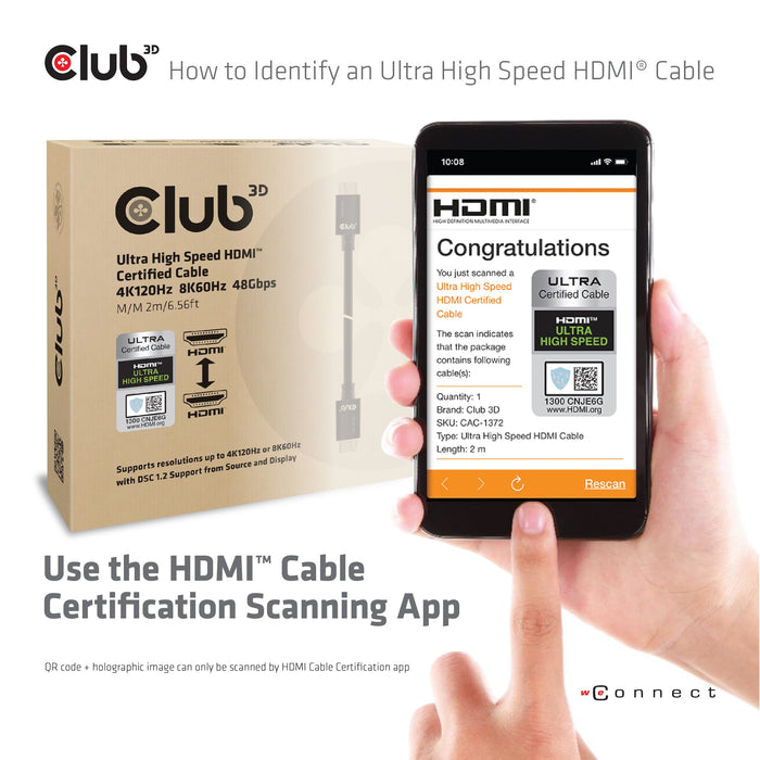 EAN 8719214471156 - CLUB3D CAC-1372 cable HDMI HDMI tipo A (Estándar) Negro imagen 14