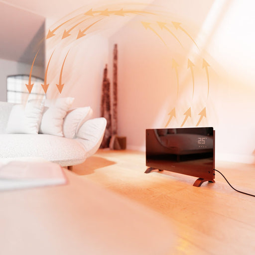 EAN 8721022291017 - Hombli HBCH-0300 calefactor eléctrico Interior Negro 2000 W Convector imagen 2