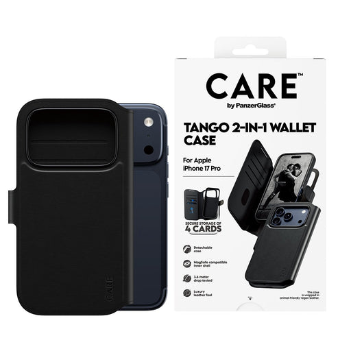 EAN 5715685026775 - PanzerGlass CARE™ by ® Tango 2-in-1 Wallet Case w. MagSafe iPhone 17 Pro funda para teléfono móvil Negro imagen 2