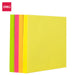 EAN 6921734969743 - Deli EA03003 pestaña autoadhesiva 100 hojas Rosa, Naranja, Amarillo, Rojo, Verde imagen 1