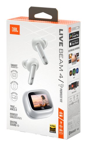 EAN 1200130035685 - JBL Live Beam 4 Auriculares Inalámbrico Dentro de oído Llamadas/Música/Deporte/Uso diario Bluetooth Plata imagen 10
