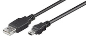 EAN 5705965857557 - Microconnect USBAMB52 cable USB USB 2.0 1,8 m USB A Mini-USB B Negro imagen 1