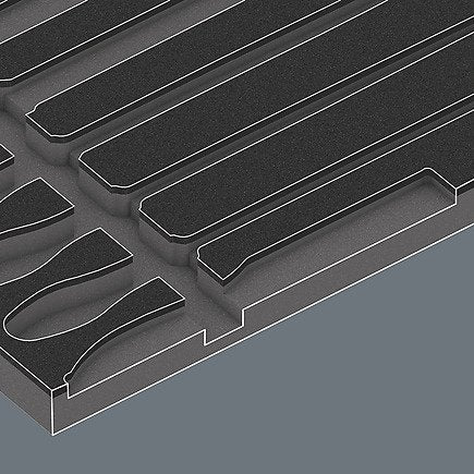 EAN 4013288225894 - Wera 05137383001 accesorio para caja de herramientas Pieza de espuma imagen 2