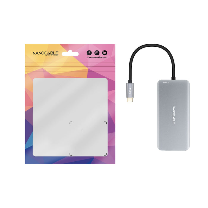 EAN 8433281014336 - Nanocable 10.16.1009 base para portátil y replicador de puertos Alámbrico USB 3.2 Gen 1 (3.1 Gen 1) Type- imagen 3