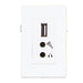 EAN 5714590003277 - Garbot BN4900-USB A+2XJ toma de corriente Blanco imagen 1