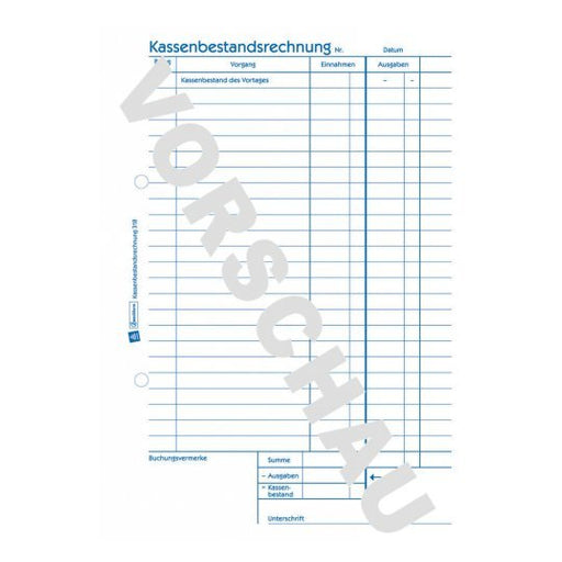 EAN 4004182003183 - Avery 318 registro comercial (libro) Azul, Blanco imagen 2