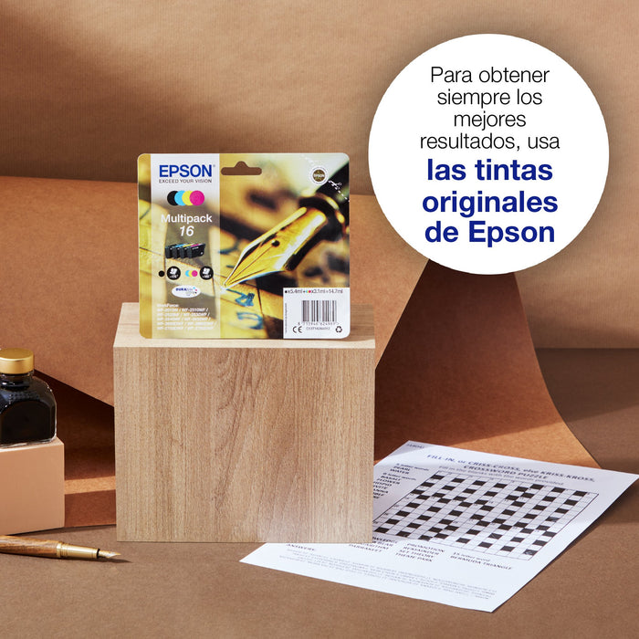 EAN 8715946625058 - Epson Pen and crossword C13T16344022 cartucho de tinta 1 pieza(s) Original High (L) Yield Amarillo imagen 2