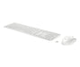 EAN 0197497587579 - HP 655 Wireless Keyboard and Mouse Combo White teclado Ratón incluido Universal RF inalámbrica + USB Blan imagen 1