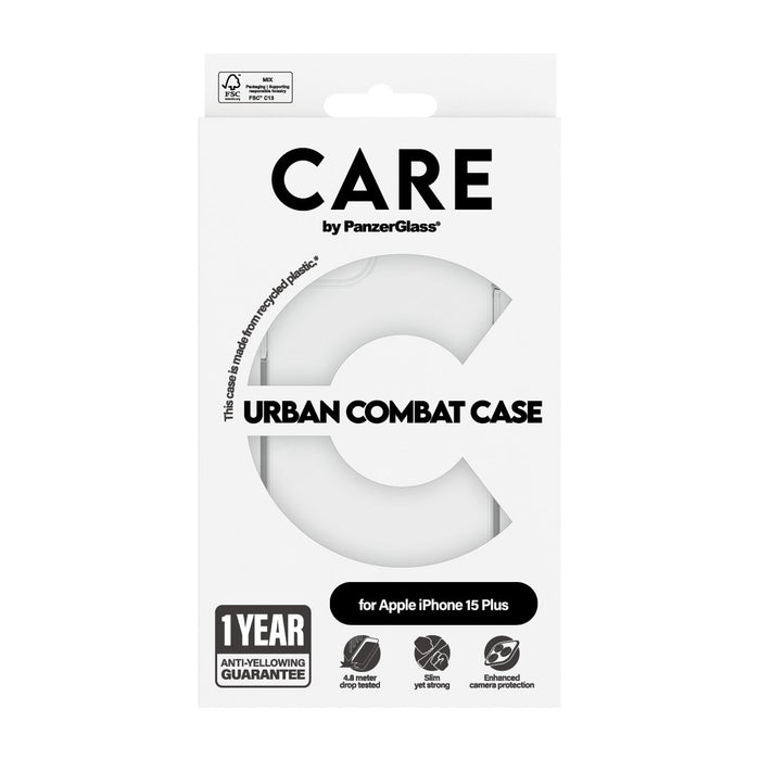 EAN 5715685005589 - PanzerGlass CARE™ by ® Urban Combat Case Transparent iPhone 15 Plus funda para teléfono móvil Transparent imagen 3