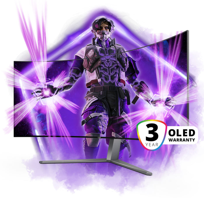 EAN 4038986111416 - AOC AGON PRO AG456UCZD pantalla para PC 113 cm (44.5") 3440 x 1440 Pixeles Wide Quad HD OLED Negro, Gris imagen 17