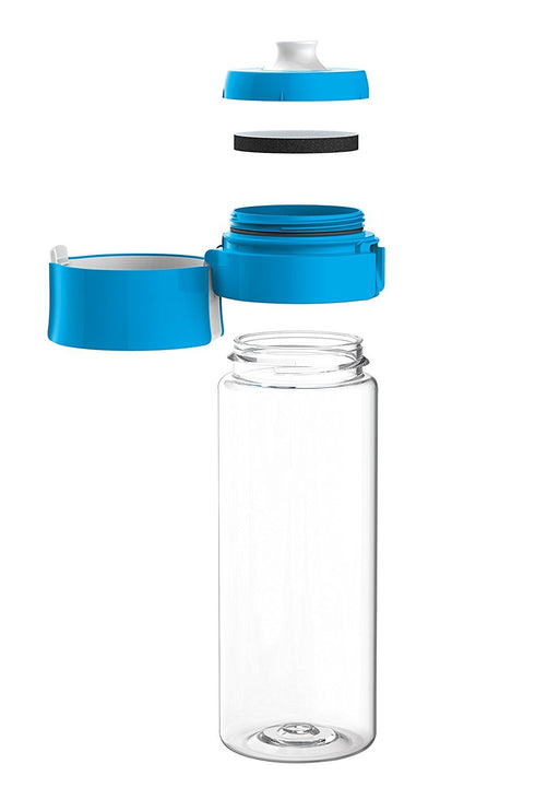EAN 4006387128395 - Brita Fill&Go Botella con filtro de agua 0,6 L Azul, Transparente imagen 2