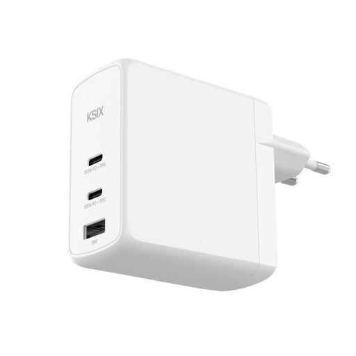 EAN 8427542139524 - Ksix BCD100GANACCB cargador de dispositivo móvil Portátil, Smartphone, Tableta Corriente alterna Carga rá imagen 1