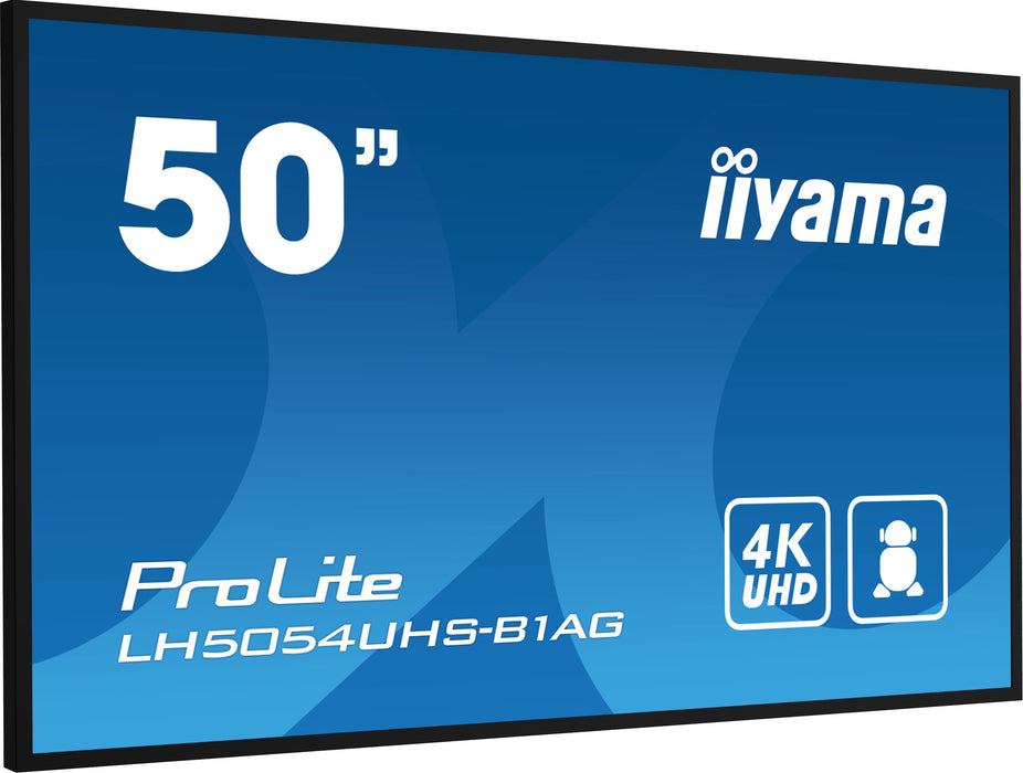 EAN 4948570120987 - iiyama LH5054UHS-B1AG pantalla de señalización Pantalla plana para señalización digital 125,7 cm (49.5")  imagen 4