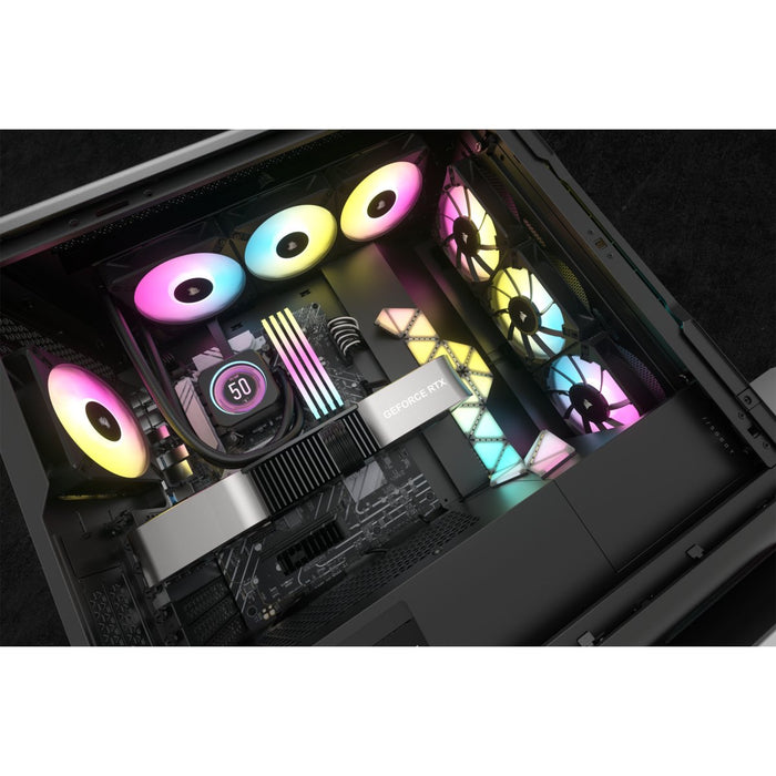 EAN 840006694205 - Corsair iCUE H150i ELITE LCD XT Procesador Sistema de refrigeración líquida todo en uno 12 cm Negro 1 piez imagen 6