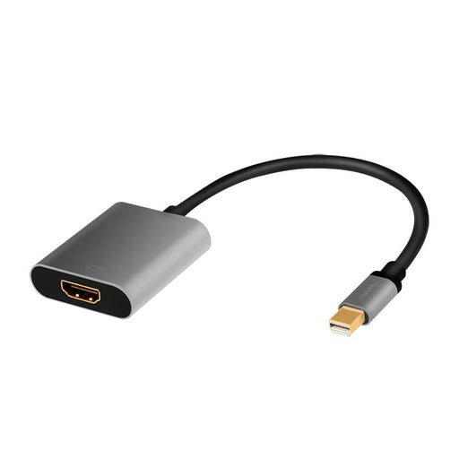EAN 4052792062120 - LogiLink CDA0110 adaptador de cable de vídeo 0,15 m Mini DisplayPort HDMI Negro, Gris imagen 1