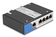EAN 4043619801626 - DeLOCK 80162 switch Gigabit Ethernet (10/100/1000) DIN rail Negro imagen 2