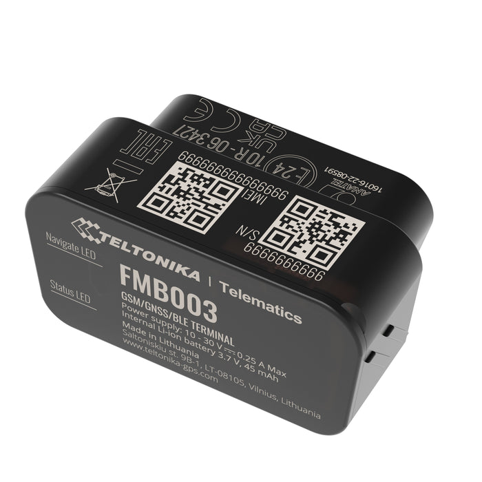 EAN 4779027312675 - Teltonika FMB003 Coche Negro imagen 1