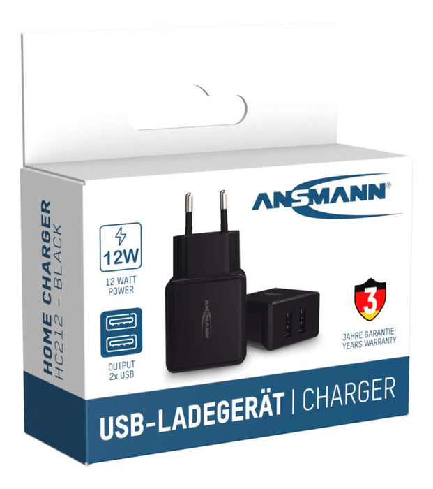 EAN 4013674176526 - Ansmann HC212 Universal Negro Corriente alterna Interior imagen 9