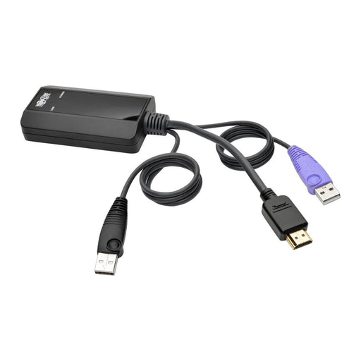 EAN 37332198112 - Tripp Lite B055-001-UHD cable para video, teclado y ratón (kvm) Negro, Púrpura imagen 1