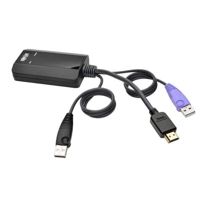EAN 37332198112 - Tripp Lite B055-001-UHD cable para video, teclado y ratón (kvm) Negro, Púrpura imagen 1