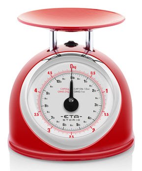 EAN 8590393325085 - Eta ETA577790030 báscula de cocina Rojo, Acero inoxidable, Blanco Encimera Alrededor Báscula de cocina me imagen 4