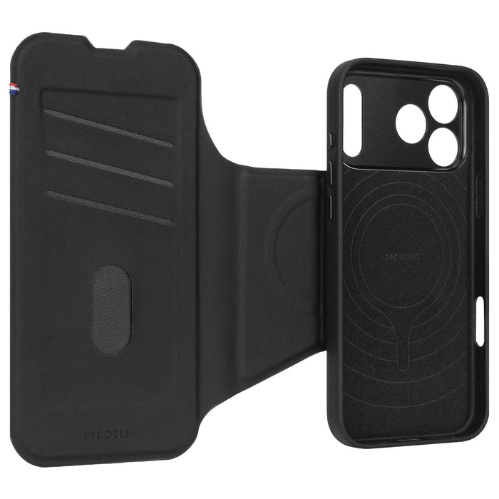 EAN 8721145008790 - Decoded D26IPO17PDW3TSPK funda para teléfono móvil 16 cm (6.3") Funda cartera Negro imagen 6